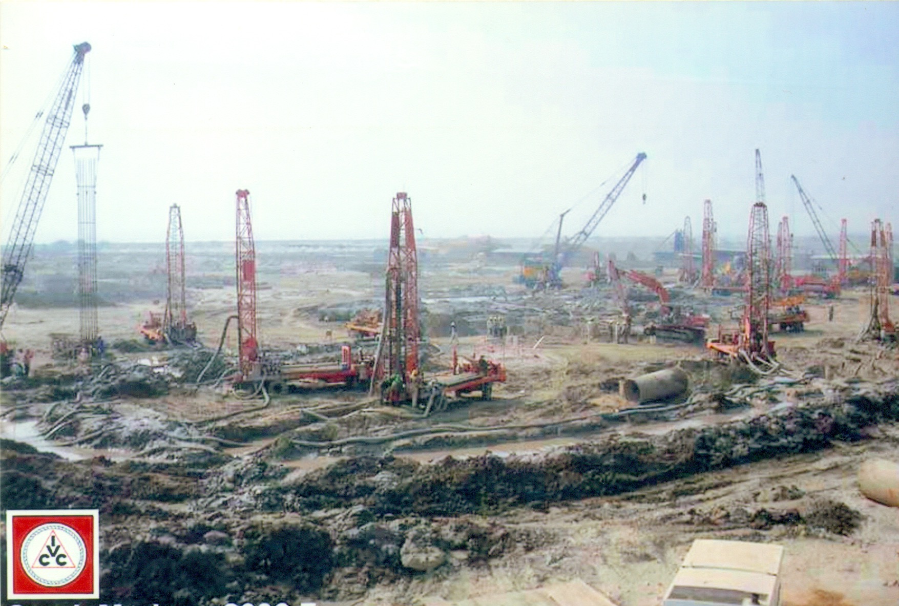 Construction of Pile foundations at Creek Marina, Karachi